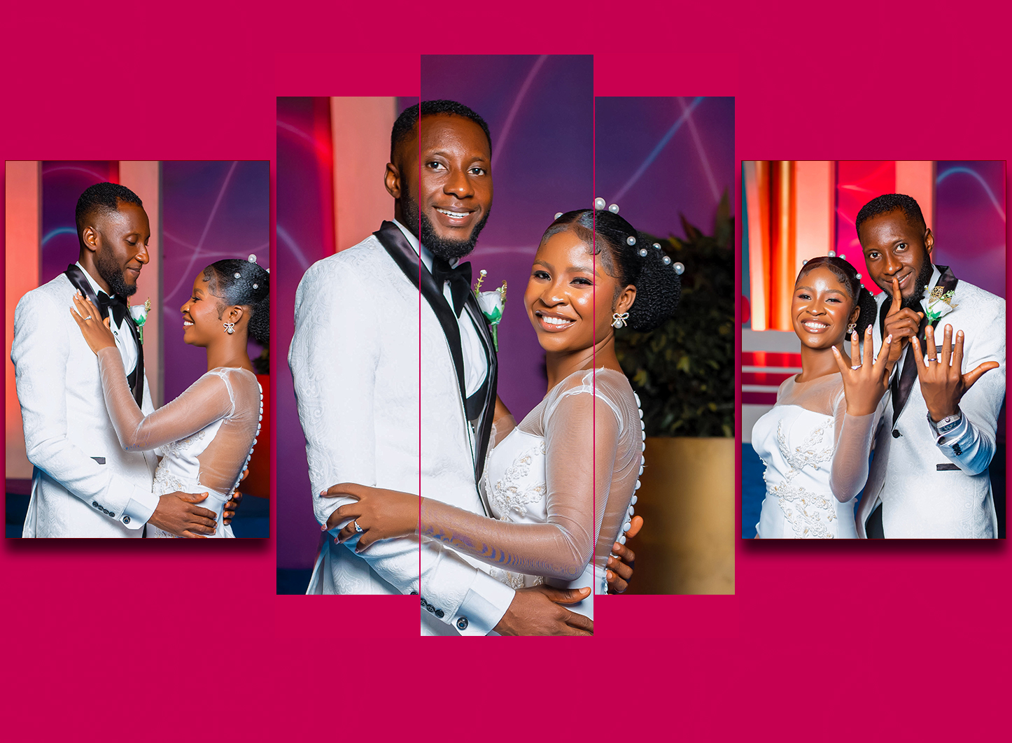 Wedding picture frame