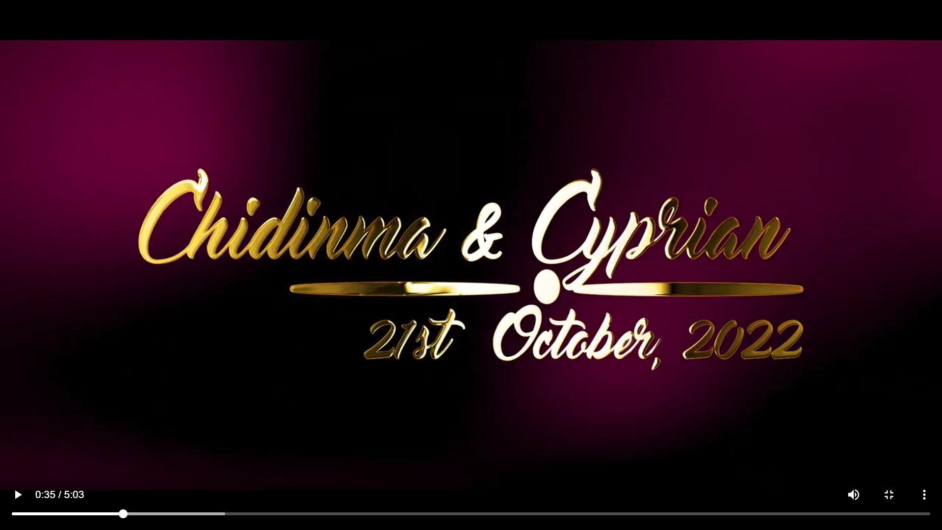 Traditional marriage